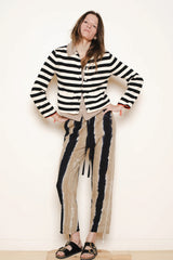 Raquel Allegra - Ferris Cardigan - BLKSTRIP