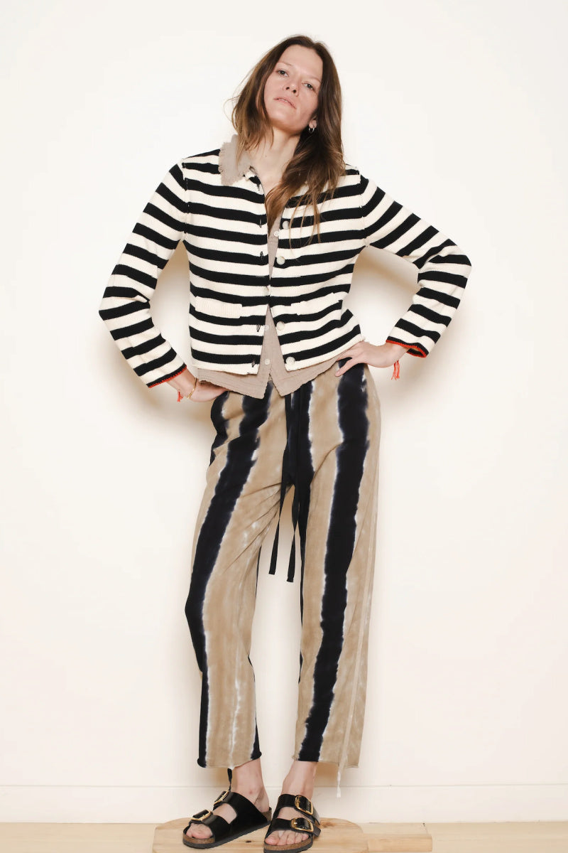 Raquel Allegra - Ferris Cardigan - BLKSTRIP