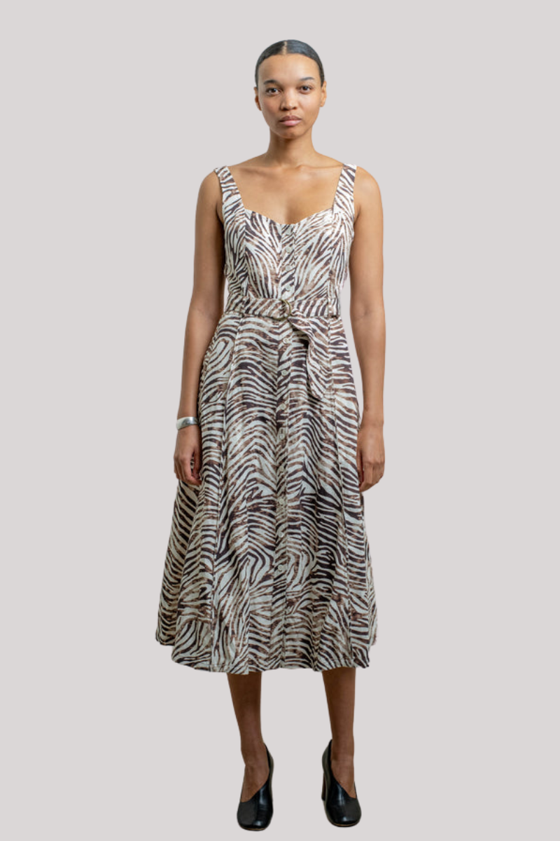 Raquel Allegra - Flo Dress - BRWZEBRA