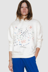 Raquel Allegra - Hesperia Sweatshirt - VINWHIT