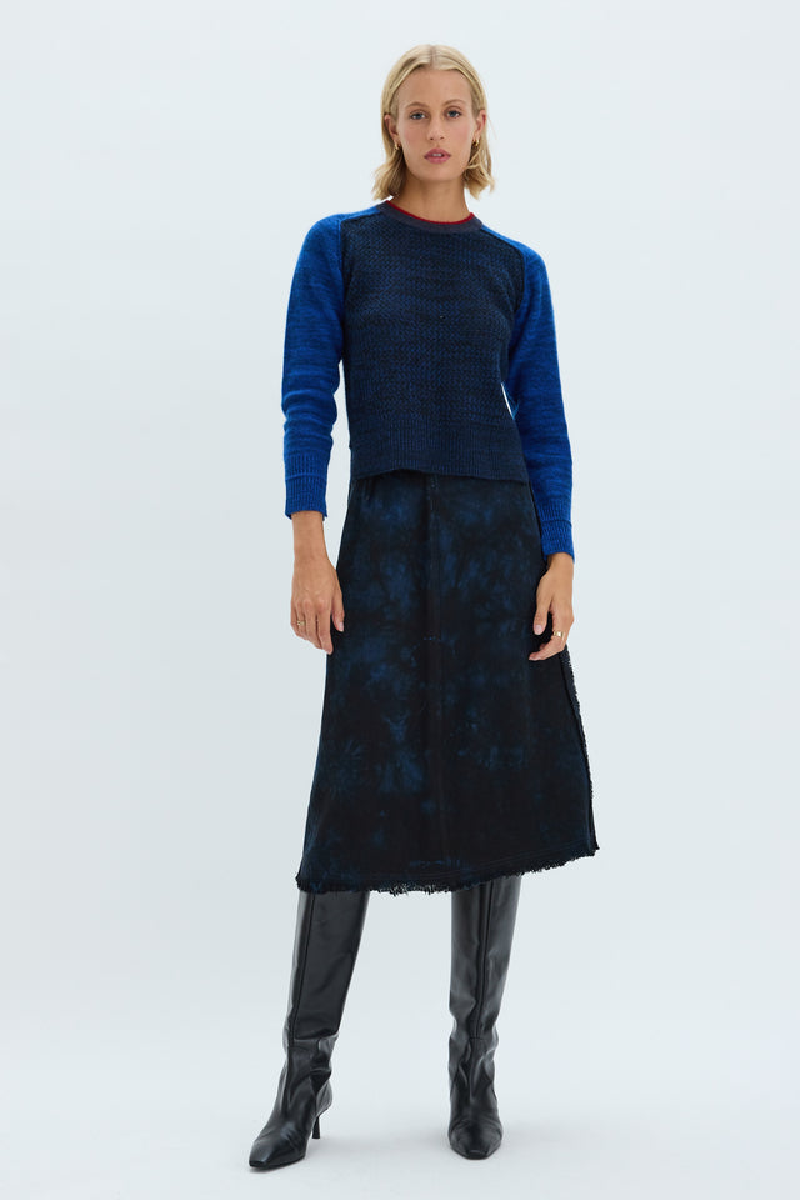 Raquel Allegra - Lilith Sweater - INDIGO