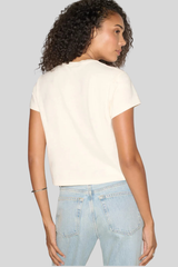 Re/Done - 50s Boxy Tee Scaries - VINTWHT