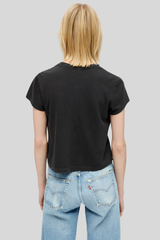 Re/Done - Hanes 1950s Boxy Tee - WASBLACK
