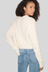Re/Done - Rowe Cashmere Pullover - MOON