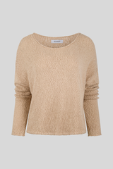 SPRWMN - Off Shoulder Sweater - TAUPE