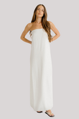 Sablyn - Arden Strapless Maxi Dress - WHITE