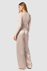 Sablyn - Brynn Wide-Leg Silk Pant - HIMALAYA