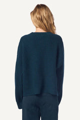 Sablyn - CY Slouchy Crewneck With Rib Detail - COMPASS