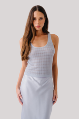 Sablyn - Cordelia Scooped Neck Tank - WHISPER