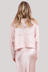 Sablyn - Elliot C Boxy Cropped Cardigan - LUNAR