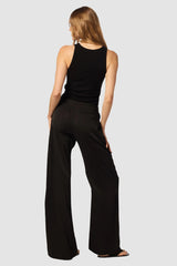 Sablyn - Gemma Pull On Straight Leg Pant - BLACK