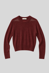 Sablyn - Jayne Layering Crewneck - CABERNET