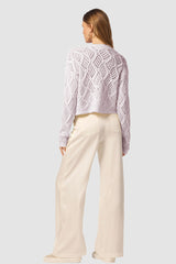 Sablyn - Jolie B V-Neck Cropped Cardigan - HIMALAYA