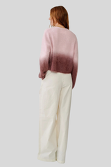 Sablyn - Jolie V-Neck Cropped Ombre Cardigan - SFTPK2MU