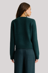 Sablyn - Noa Shrunken Crewneck Sweater  - SACRAMEN