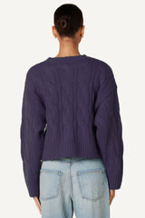 Sablyn - Tristan Cable Knit Sweater - ASTRAL