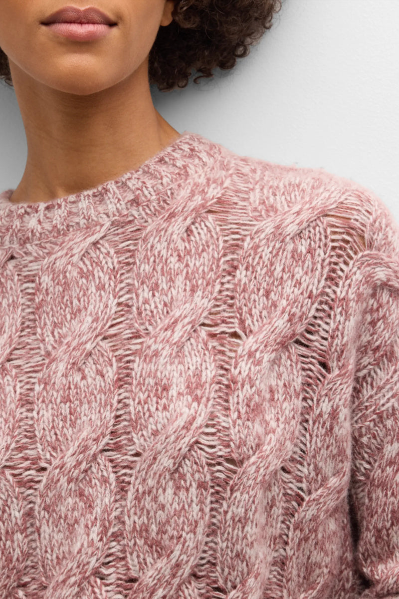 Sablyn - Tristan Marled Cable Knit Sweater - MARLEDCI