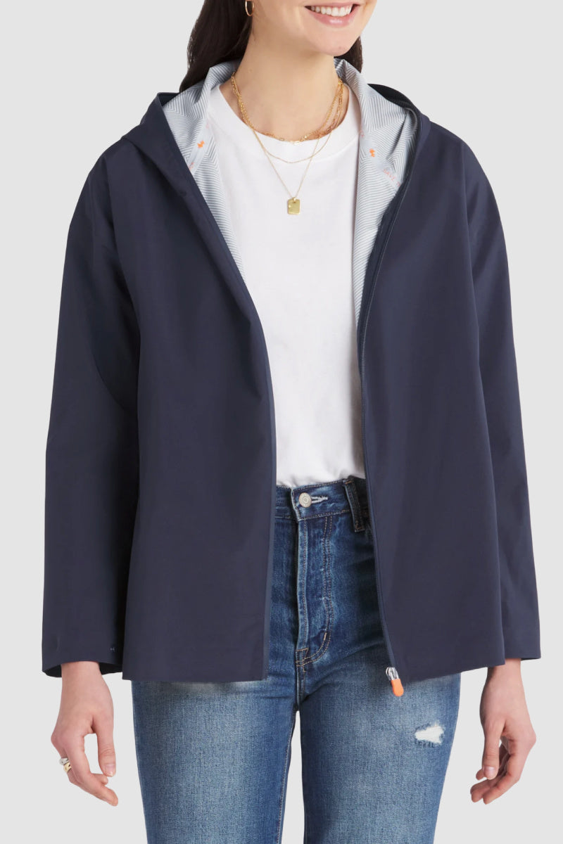 Save The Duck - Dawa Water Repellent Hooded Rain Jacket