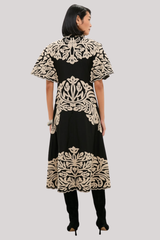 Sea Ny - Alexandra Midi Dress - BLACK
