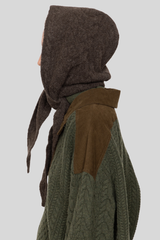 Sea Ny - Allen Cable Scarf Hat - CHARCOAL