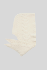 Sea Ny - Allen Cable Scarf Hat - CREAM