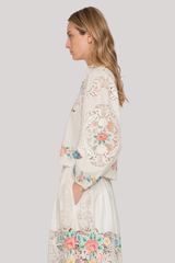 Sea Ny - Astrid Embroidery Blouse - MULTI