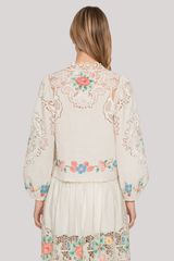 Sea Ny - Astrid Embroidery Blouse - MULTI