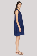 Sea Ny - Camden Poplin Tank Mini Tunic  - BLUBERRY