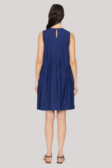 Sea Ny - Camden Poplin Tank Mini Tunic  - BLUBERRY
