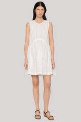 Sea Ny - Camden Poplin Tank Mini Tunic  - WHITE