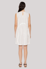 Sea Ny - Camden Poplin Tank Mini Tunic  - WHITE