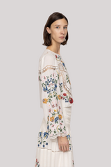 Sea Ny - Celia Long Sleeve Top - CREAM