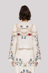 Sea Ny - Celia Long Sleeve Top - CREAM