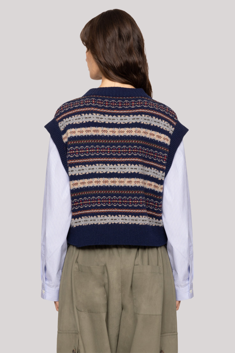 Sea Ny - Ciara Combo Top - NAVY