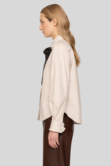 Sea Ny - Declan Button Down Top - WHITE