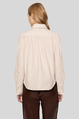 Sea Ny - Declan Button Down Top - WHITE