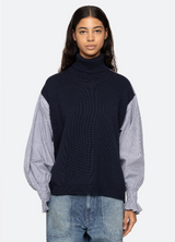 Sea Ny - Devana Sweater - NAVY