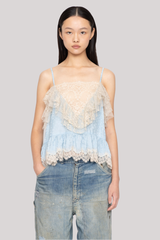 Sea Ny - Ethel Solid Camisole - BLUE