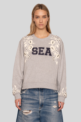 Sea Ny - Georgie Sportswear Sweatshirt - GRAY