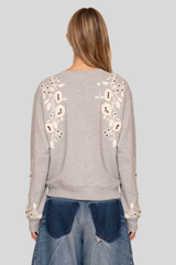 Sea Ny - Georgie Sportswear Sweatshirt - GRAY
