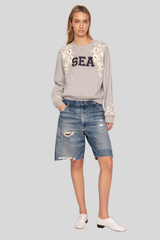 Sea Ny - Georgie Sportswear Sweatshirt - GRAY