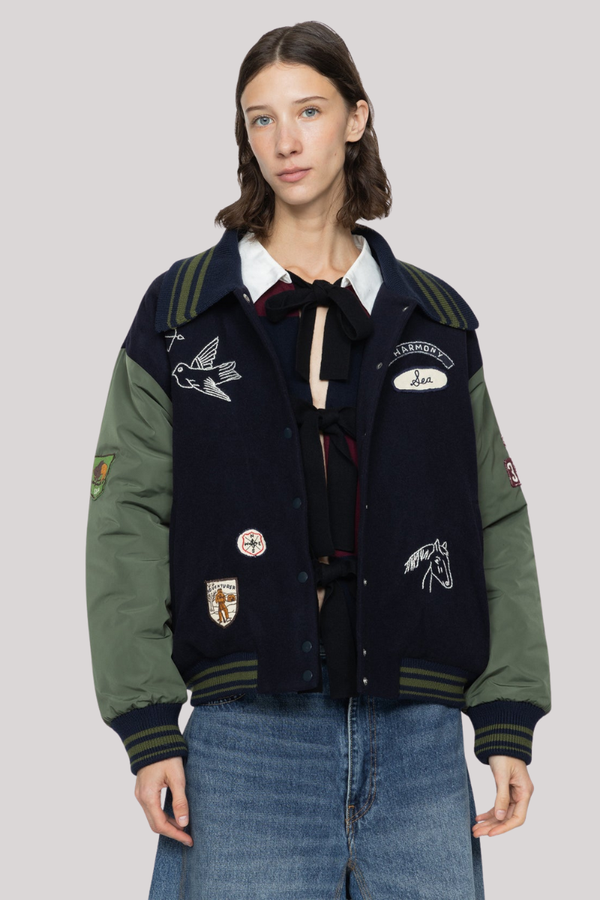 Sea Ny - Hester Solid Bomber Jacket - MULTI