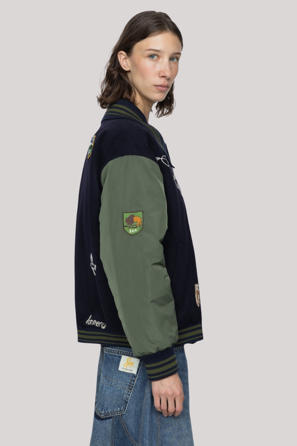 Sea Ny - Hester Solid Bomber Jacket - MULTI