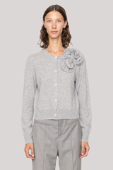 Sea Ny - Minette Flower Cardigan - GREY
