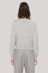 Sea Ny - Minette Flower Cardigan - GREY
