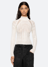 Sea Ny - Paxton Knit Top - CREAM