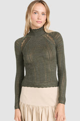 Sea Ny - Paxton Knit Top - OLIVE