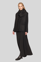 Sea Ny - Remi Tropical Scarf Blazer - BLACK