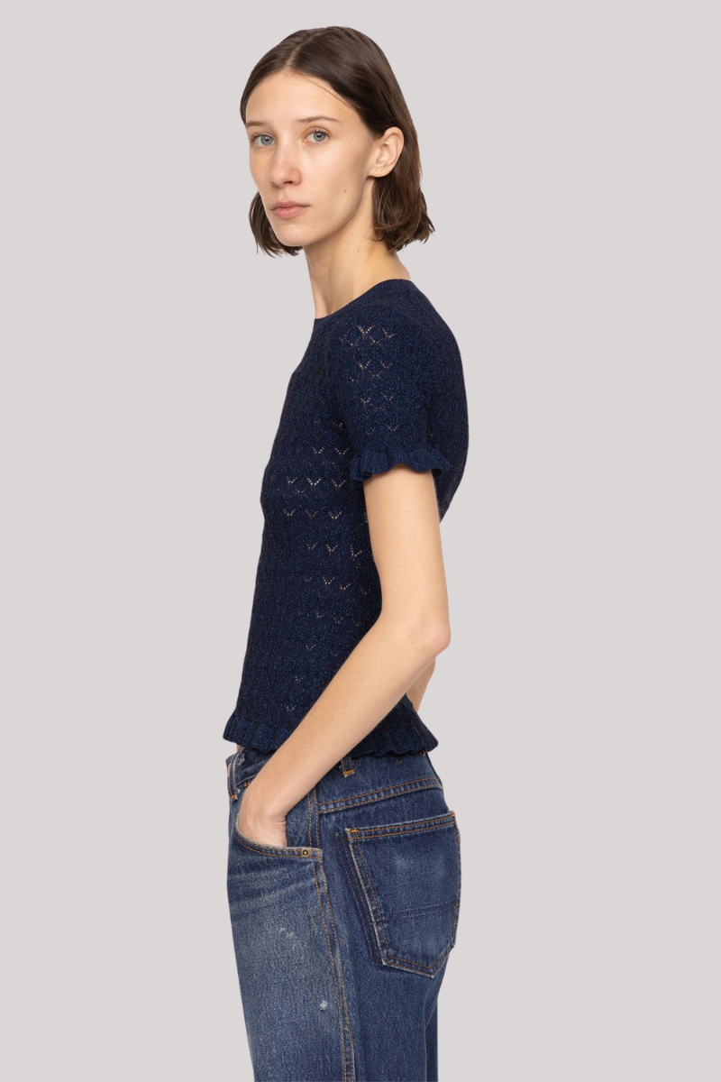 Sea Ny - Ruby Knit Tee - NAVY