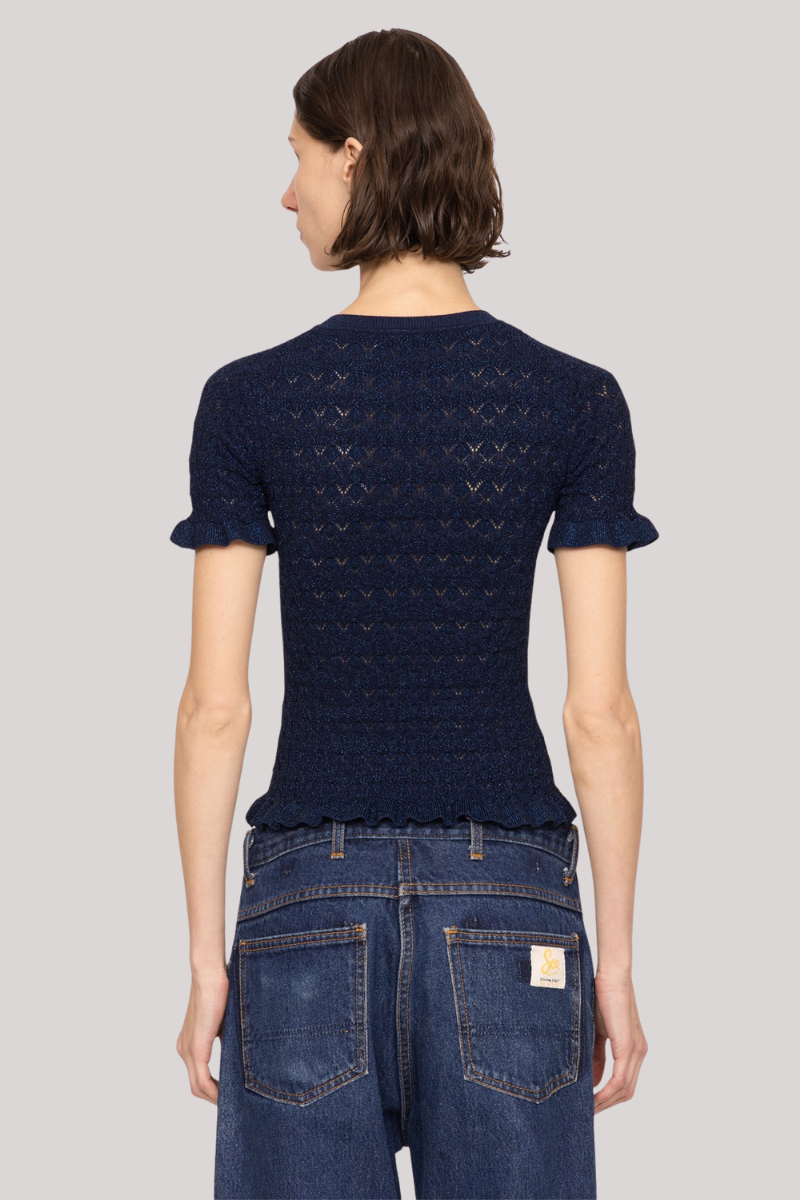 Sea Ny - Ruby Knit Tee - NAVY